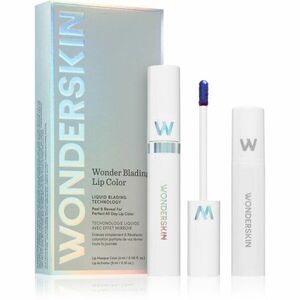 WONDERSKIN Wonder Blading Lip Stain Kit slupovací rtěnka + aktivátor odstín Beautiful 4 ml obraz