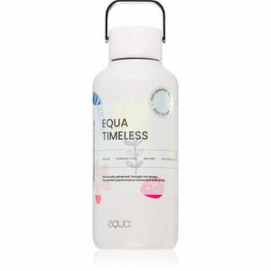 Equa Timeless nerezová láhev na vodu malá barva Flower Power 600 ml obraz