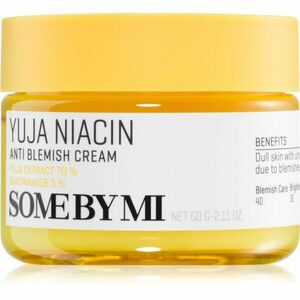 Some By Mi Yuja Niacin Anti Blemish Cream hydratační a rozjasňující pleťový krém pro pleť s hyperpigmentací 60 g obraz