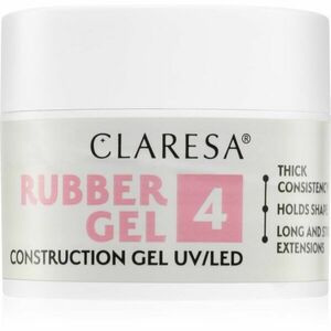 Claresa Rubber Gel Construction Gel UV/LED gelový lak pro prodloužení nehtů odstín 04 12 g obraz