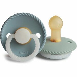 FRIGG Rope Night Size 1: 0-6 months dudlík Stone Blue Night/Sage Night 2 ks obraz