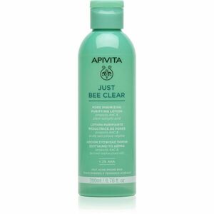 Apivita Just Bee Clear Pore Minimizing Lotion péče na rozšířené póry a černé tečky 200 ml obraz
