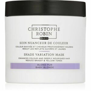 Christophe Robin Shade Variation Mask výživná krémová maska na vlasy odstín Baby Blond 250 ml obraz