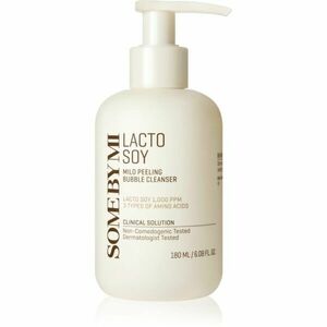 Some By Mi Lacto Soy Mild Bubble Peeling Cleanser jemný čisticí peeling pro citlivou pleť 180 ml obraz