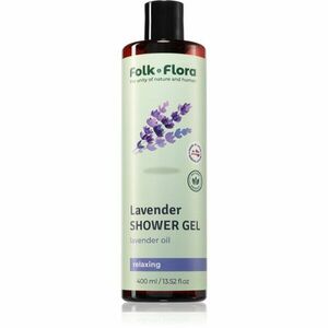 Folk & Flora Lavender relaxační sprchový gel 400 ml obraz
