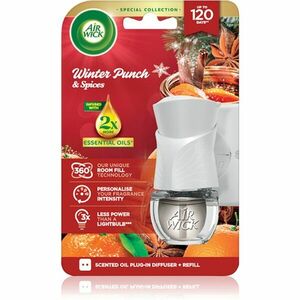 Air Wick Electric Winter Punch Winter Punch & Spices elektrický osvěžovač vzduchu s náplní 19 ml obraz