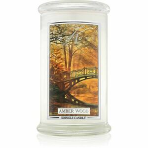 Kringle Candle Amber Wood vonná svíčka 624 g obraz