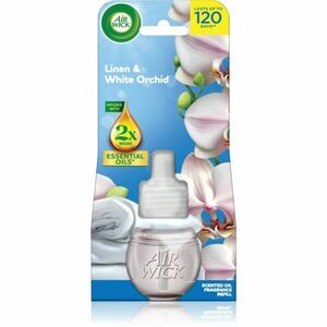 Air Wick Linen & White Orchid náplň do elektrického difuzéru 19 ml obraz