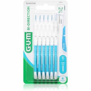G.U.M Bi Direction Interdental Brush 2314 mezizubní kartáčky 0, 9 mm 6 ks obraz