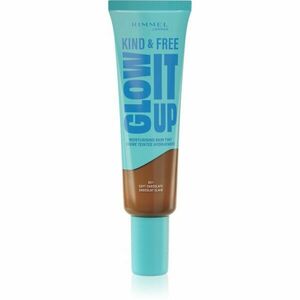 Rimmel Kind & Free Glow It Up lehký hydratační make-up odstín 601 Soft Chocolate 30 ml obraz