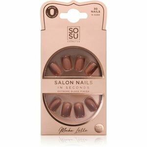 SOSU Cosmetics Salon Nails umělé nehty odstín Mocha Latte 30 ks obraz