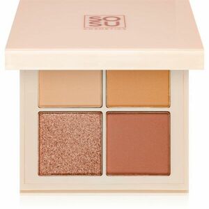 SOSU Cosmetics Eyeshadow Quad paletka očních stínů odstín Nude 4.8 g obraz