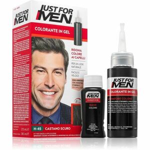 Just for Men Color Kit tónovací barva na vlasy pro muže odstín H-45 Dark Brown 1 ks obraz