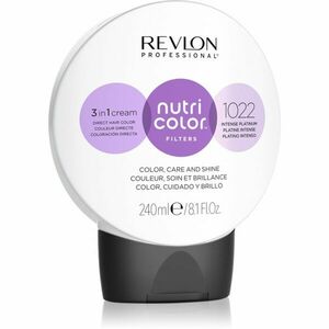 Revlon Professional Nutri Color Filters Metal-Ice vyživující tónovací maska pro profesionální použití 1022 240 ml obraz