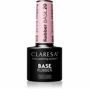 Claresa UV/LED Base Rubber podkladový lak pro gelové nehty odstín 20 5 g obraz