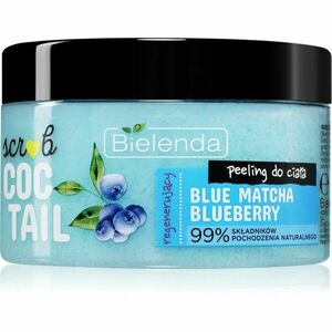 Bielenda Coctail Scrub Blue Matcha + Blueberry tělový peeling s regeneračním účinkem 350 g obraz