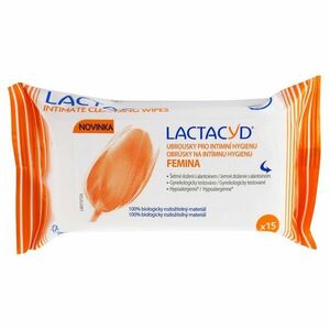 Lactacyd Femina ubrousky pro intimní hygienu 15 ks obraz