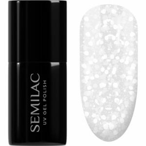 Semilac UV Hybrid Crushed_ICE gelový lak na nehty s použitím UV/LED lampy odstín 490 Ice Crushed 7 ml obraz