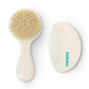 Baboo Baby Hair Brush and Comb Set sada na vlasy pro děti od narození 2 ks obraz