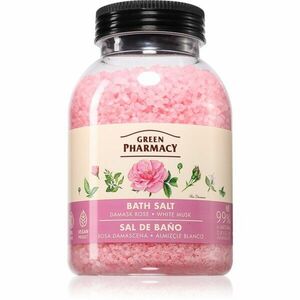 Green Pharmacy Damask Rose & White Musk Bath Salt relaxační sůl do koupele 1000 g obraz