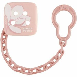 Canpol babies Gold Soothers Holder řetízek na dudlík Pink 1 ks obraz