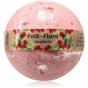 Folk & Flora Raspberry koupelová bomba 130 g obraz