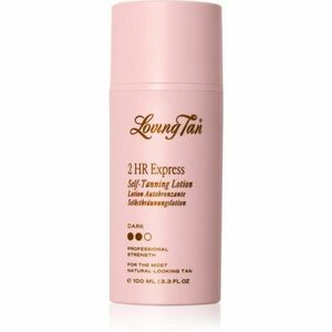 Loving Tan 2 HR Express hydratační samoopalovací mléko odstín Dark 100 ml obraz