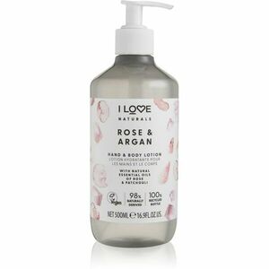 I Love Naturals Rose & Argan tělové mléko 500 ml obraz