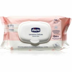 Chicco Delicate Wipes Chamomile vlhčené ubrousky pro děti s heřmánkem 0m+ 72 ks obraz