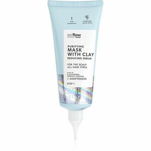 so!flow Purifying Mask Reducing Sebum hloubkově čisticí maska pro mastnou pokožku hlavy 100 ml obraz
