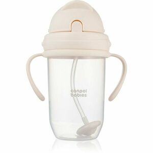 Canpol babies Cup hrnek se závažím Nude 6m+ 270 ml obraz