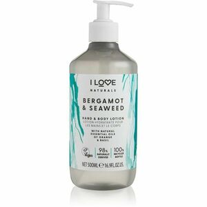 I Love Naturals Bergamot & Seaweed přírodní krém na ruce 500 ml obraz