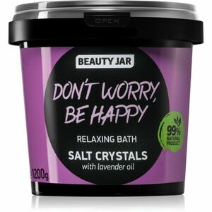 Beauty Jar Don't Worry, Be Happy relaxační sůl do koupele s vůní levandule 1.2 kg obraz