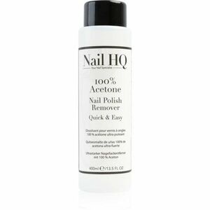 Nail HQ 100% Acetone odlakovač na nehty 400 ml obraz