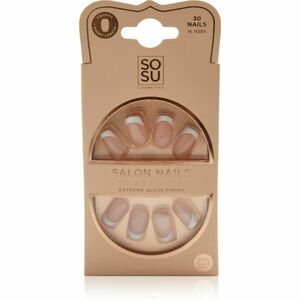 SOSU Cosmetics Salon Nails French Mani umělé nehty odstín French Mani 30 ks obraz
