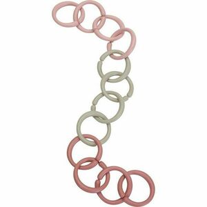 Little Dutch Fairy Garden Little Loops Toy Rings sada kroužků pro děti od narození 0 m+ Pink 12 ks obraz