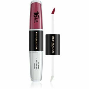 Dermacol 16H Lip Colour dlouhotrvající rtěnka a lesk na rty odstín 22 2x4 ml obraz