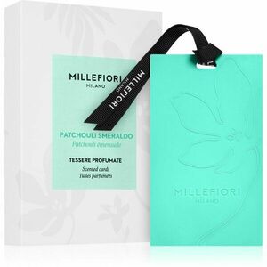 Millefiori Milano Laundry Patchouli Smeraldo vonná karta 3 ks obraz