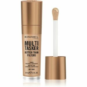 Rimmel Multi-Tasker Better Than Filters rozjasňující podkladová báze pro sjednocení barevného tónu pleti odstín 001 Fair 30 ml obraz