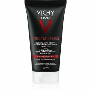 Vichy Homme Structure Force zpevňující protivráskový krém s kyselinou hyaluronovou 50 ml obraz