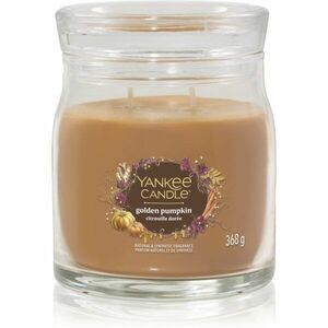 Yankee Candle Golden Pumpkin vonná svíčka Signature 368 g obraz