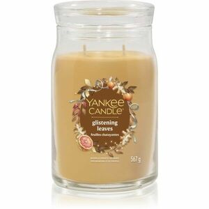 Yankee Candle Glistening Leaves vonná svíčka Signature 567 g obraz