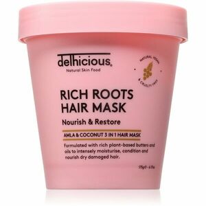delhicious RICH ROOTS Nourishing Hair Mask vyživující maska na vlasy 3 v 1 175 g obraz