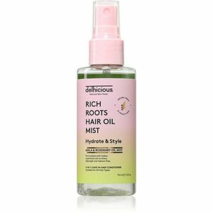 delhicious RICH ROOTS 5-in-1 Hair Oil Mist bezoplachový kondicionér ve spreji 75 ml obraz