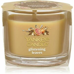 Yankee Candle Glistening Leaves votivní svíčka glass 37 g obraz