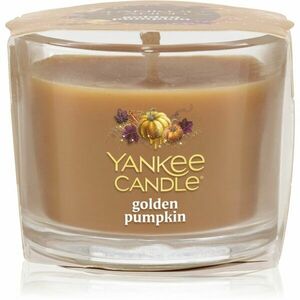 Yankee Candle Golden Pumpkin votivní svíčka glass 37 g obraz