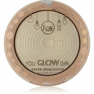 J.Cat Beauty You Glow Girl zapečený rozjasňovač odstín 101 White Goddess 8.5 g obraz