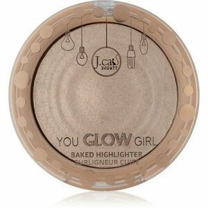 J.Cat Beauty You Glow Girl zapečený rozjasňovač odstín 104 Crystal Sand 8.5 g obraz