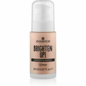 essence BRIGHTEN UP! Perfecting Primer tekutá podkladová báze pod make-up odstín 02 Beige 20 ml obraz