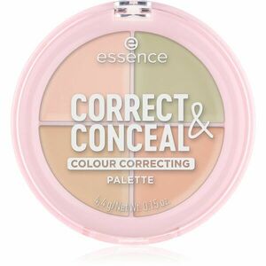 essence CORRECT & CONCEAL paleta korektorů pro sjednocení barevného tónu pleti 4.4 g obraz